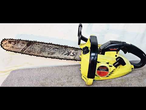 This Skil Saw Model 1616 vintage Chainsaw is a SCREAMER! - YouTube