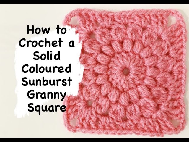 Modern Granny Square Crochet Pattern