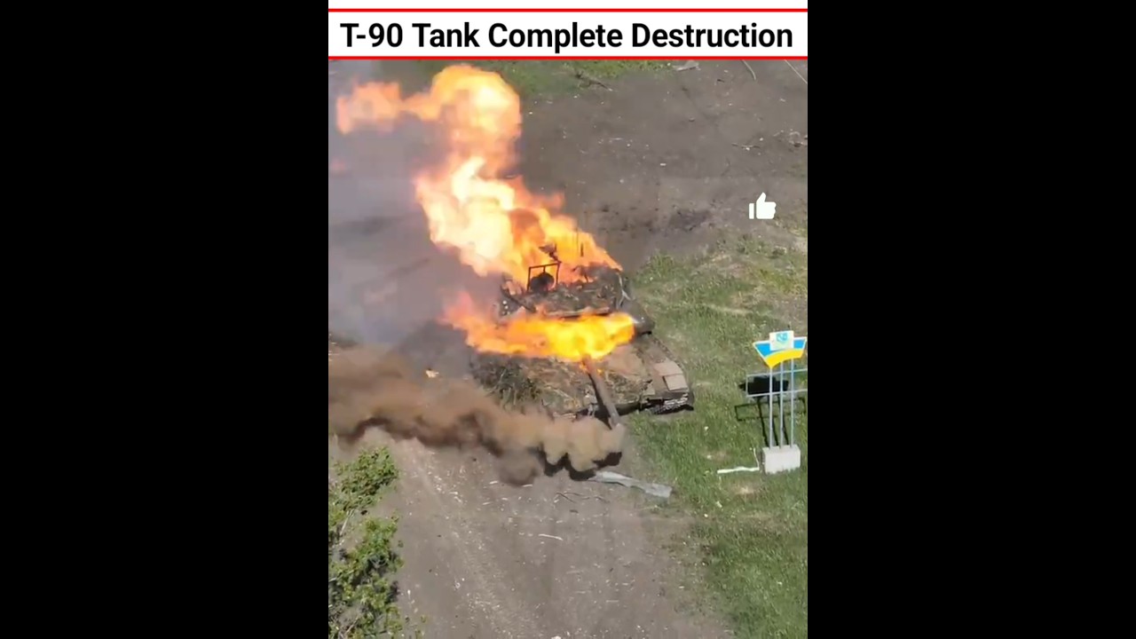 T-90 Tank Complete Destruction 
