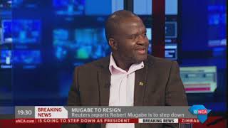 Reaction on Mugabe resignation