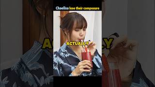 Chaelisa lose their composure#shorts #blackpink #chaelisa #lisa #rosé #kpopfunny