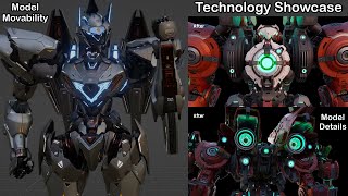 Mecha BREAK - Game Technology Showcase: Movability, Models, Before & After Comparison, and MORE!