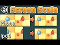 Unity  how to same screen scale on all phones tablets pc
