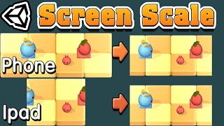 Unity : How to same Screen scale on all Phones Tablets PC