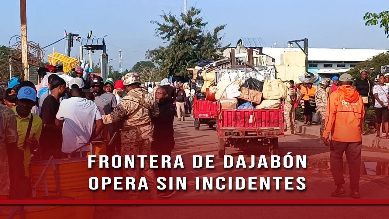 Comercio en la frontera de Dajabón transcurrió con normalidad