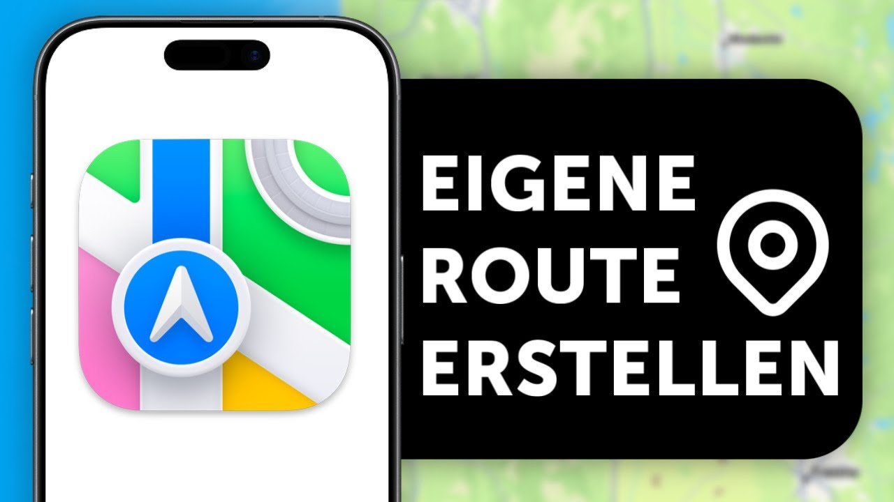 Apple Karten eigene Route erstellen - Anleitung - YouTube