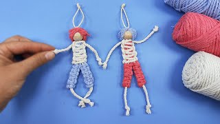 DIY MACRAME BOY DOLL - How to Make a Boy Doll with Macrame