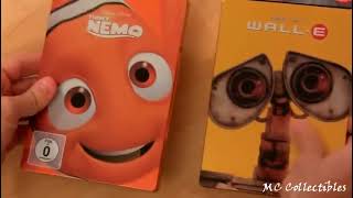 REUPLOAD Disney Wall E Finding Nemo Ratatouille Bugs Life DVD Steelbook unboxing