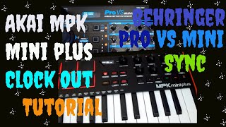 Celebrity Akai MPK mini plus Clock Out To Behringer Pro VS MINI Sync Tutorial Profile
