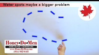 Water stained ceiling? Let's fix it | Honey Do Men