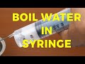 Experiment : Boiling point of water decreases at reduced pressure
