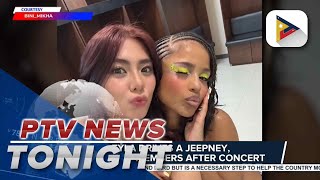 Tyla drives jeepney, meets BINI members after her concert