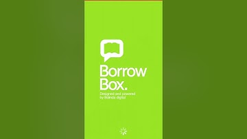 How to set up and use the BorrowBox app