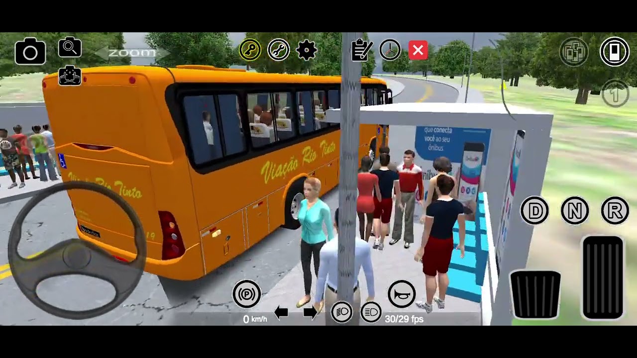 Jogando com o onibus da viação rio tinto PB 