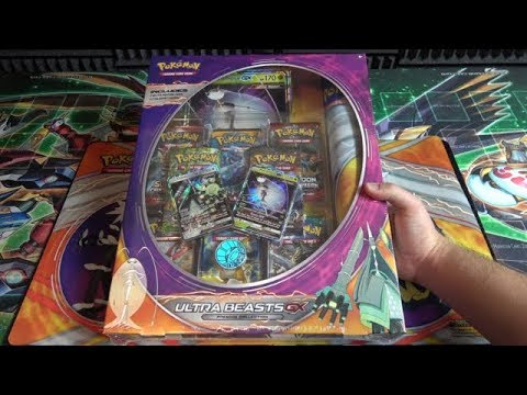 Pokemon TCG Sun & Moon Ultrabeast Premium Collection Pheromosa GX Opening
