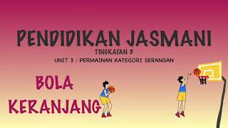 PJK KSSM TINGKATAN 3 PENDIDIKAN JASMANI - UNIT 3 : Permainan Kategori Serangan (BOLA KERANJANG)