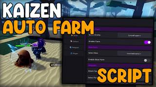 No Key Kaizen Best Script Auto Farm, Kill Aura, Max Level - Roblox 2026