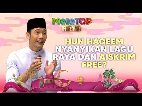 Hun Haqeem suapkan aiskrim Cornetto DISC Chocolate Hazelnut? | MeleTOP Raya | Nabil & Namie
