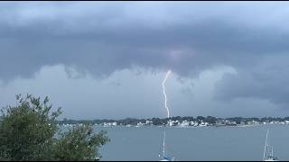 „Würzige Cumulus-Wolken“ ~ Abgefahrener Mittwoch in Boston mit Donner & Blitzen ~ Boote, Vögel, T...