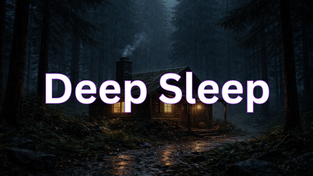 Forest Rain Sounds for Deep Sleep 🌧️ 3 Hours ASMR, No Music