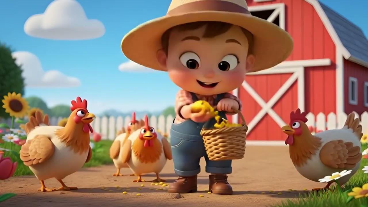 Hungry Farm Animals Song for Kids | Farm Animal Song, Popular Nursery Rhyme & Baby Music 🌾