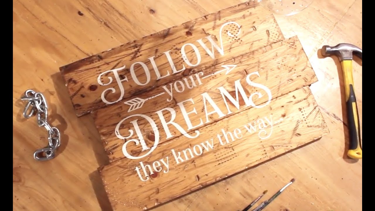 Paint Cabin's - DIY Vintage Wood Sign Making Workshop!