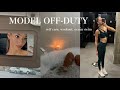 Model offduty  workout routine selfcare diet