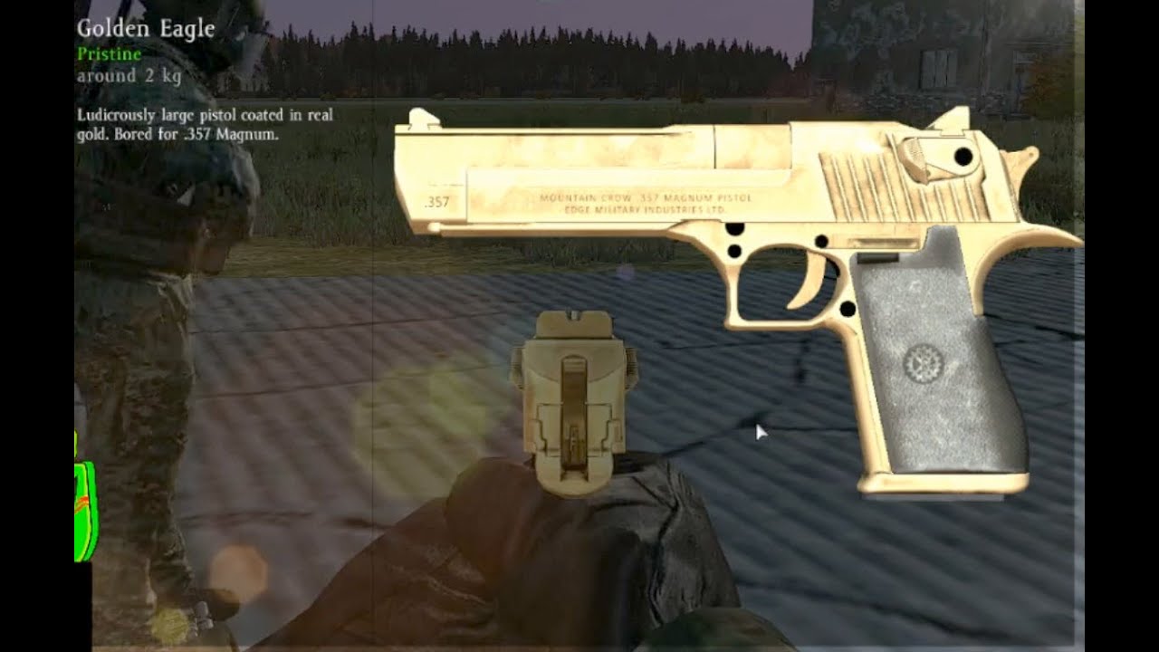 DayZ Standalone Golden Desert Eagle... YouTube