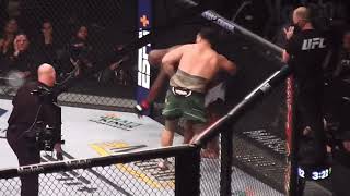 Derek Lewis Vs Tai Tuivasa Elbow Ko