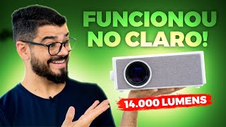 PROJETOR BOM ATÉ NO CLARO? ISTO MESMO E COM ESTOQUE NO BRASIL! CONHEÇA O EVEYCON E700 PRO