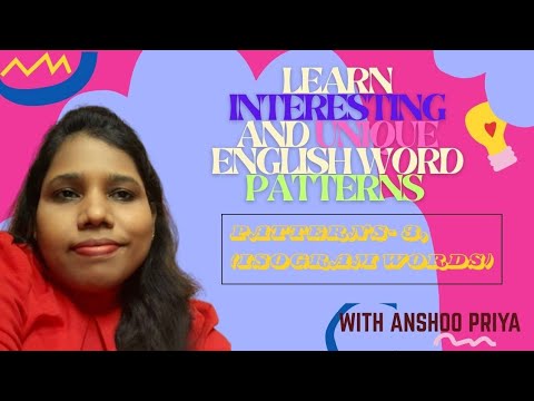 ## Isogram words ##Interesting and unique english word patterns📚📚📚