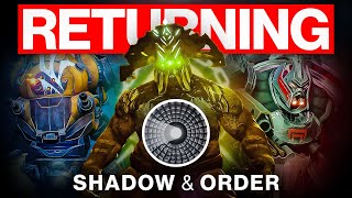 Pantheon Return, Weapon Upgrades & More Shadow & Order Breakdown