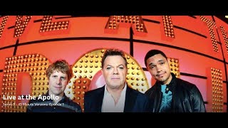 Live at the Apollo, S9 E1. Eddie Izzard, Josh Widdicombe, Trevor Noah. (45 Minute Versions)