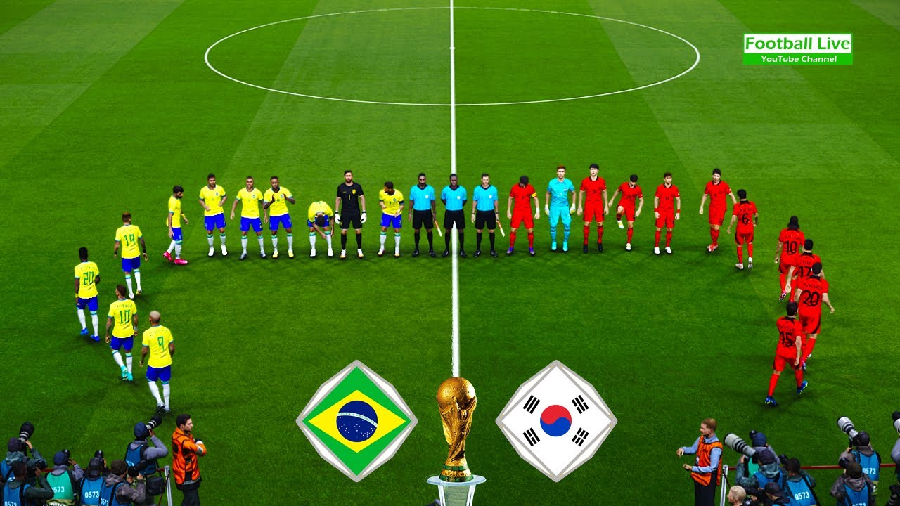 Чемпионат футбол прямой эфир матч. Матч Бразилия Южная Корея. Футбольный матч Бразилия Корея. ФИФА 2022 Катар. Бразилия против Кореи 2022.