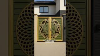 CNC laser cutting main gate design 😍