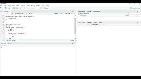 Introduction to R Programming ||functions in R  || What is Nested Function and Function Scoping