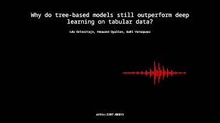2207.08815 - Why do tree based models still outperform deep learning on tabular data?