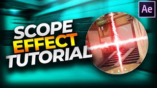 How to Create ZOOMED GLOWING CROSSHAIR EFFECT for Valorant Montage / Edit in After Effects Tutorial