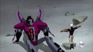The great T pose of Transformers Animated
