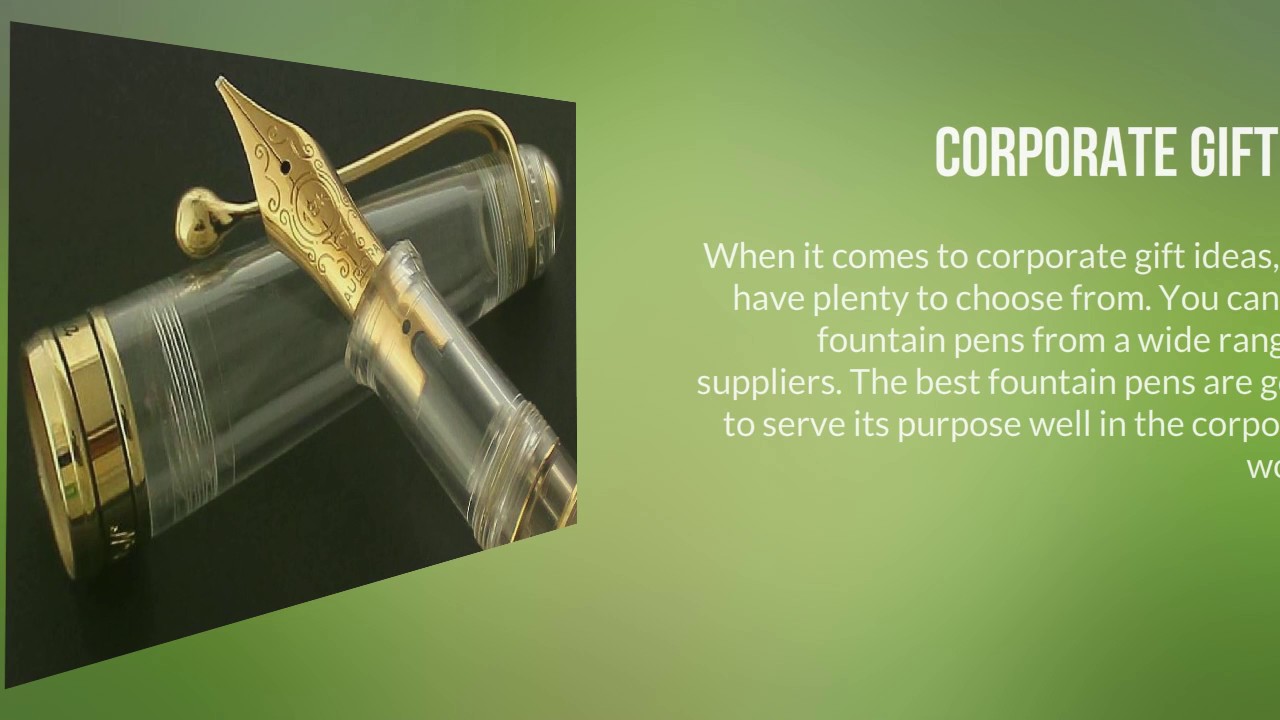 Gift Giving Tips Giving Fountain Pens as Great Gifts for Different