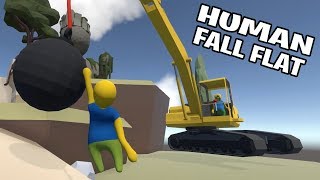 THE BEST TEAMWORK FROM TWO LITTLE NOOBS in HUMAN FALL FLAT MULTIPLAYER DAD VS SON