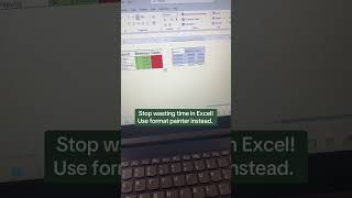 How to use the format painter to save time in Microsoft Excel!
