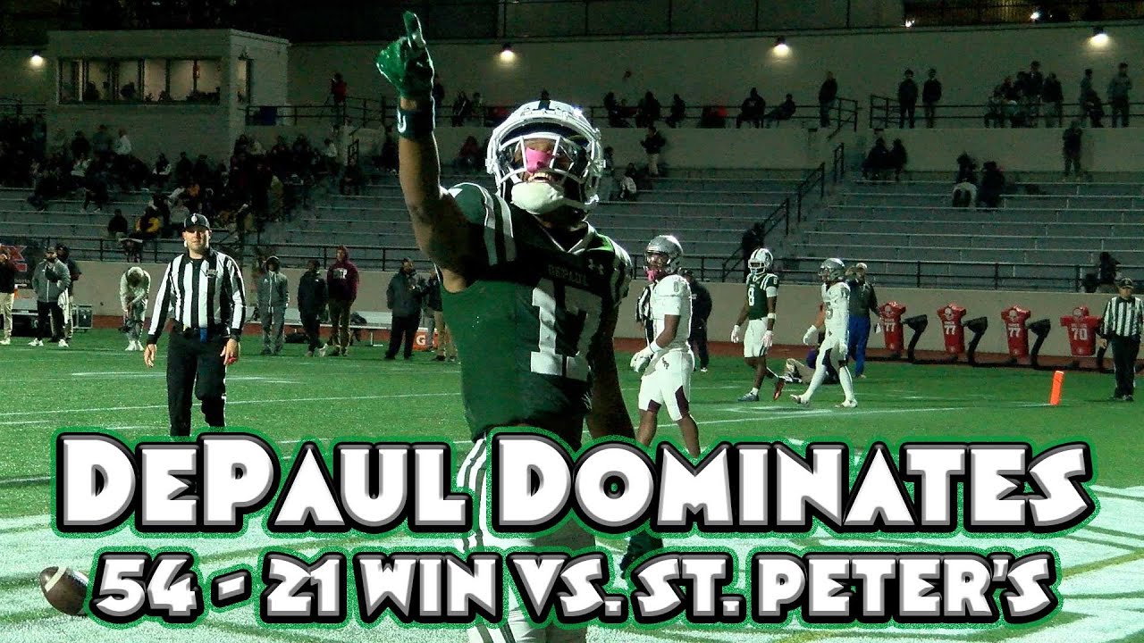 DePaul Catholic 54 St. Peter's Prep 21 | Основные моменты 7-й недели | Нападение «Спартанцев» — ф...