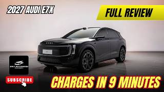 Audi Without the Rings?! 2026 AUDI E7X Reveal: The Future of German Luxury.