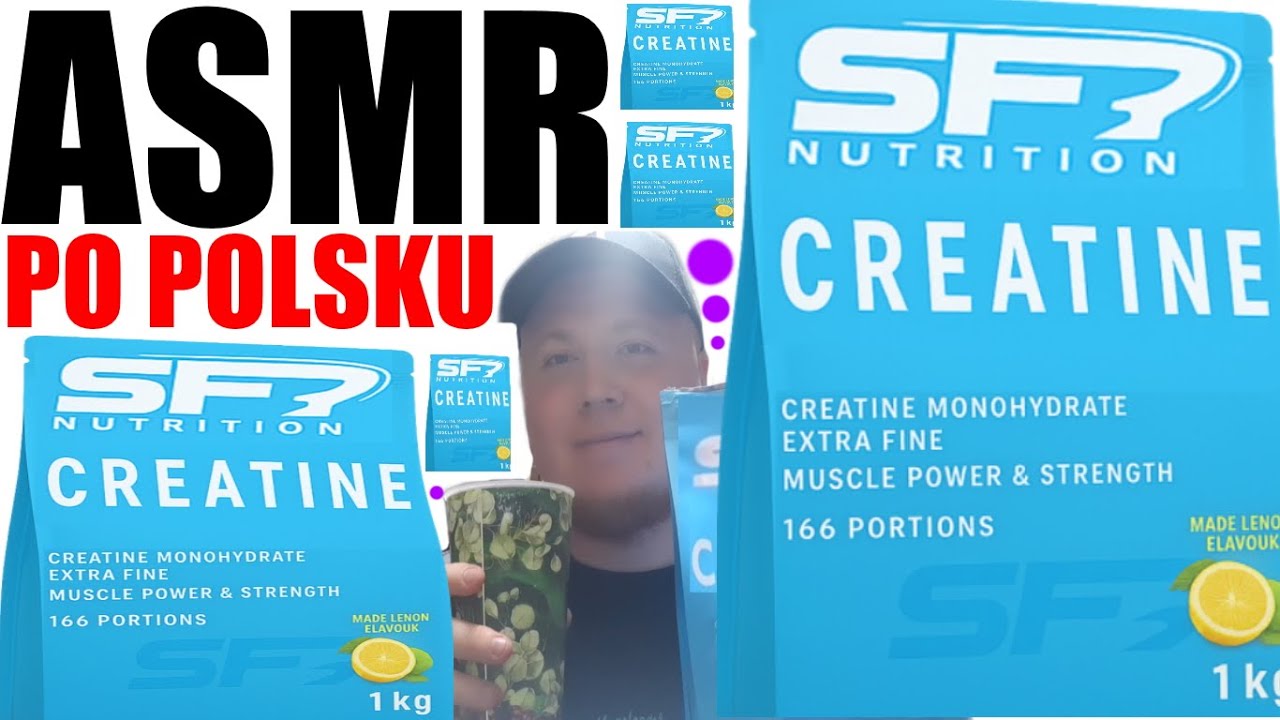 asmr po polsku kreatyna sfd cytryna limonka dźwięki picia/creatine drinking sounds #asmr #mukbang