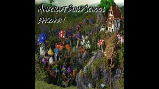 Minecraft Building W/Chiefy Tips & Tricks  - Spawn Area Tips & Nature organics
