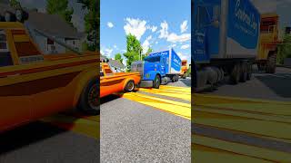 Bus And Cars Trucks Vs Speed Bumps