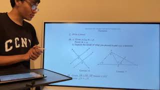 Homework | Angles formed by Parallel Lines or Transversals