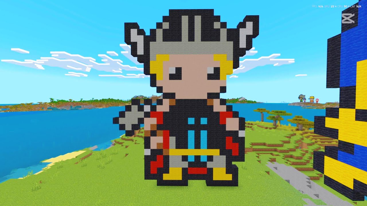 HOW TO BUILD THOR IN MINECRAFT (EASY TUTORIAL)