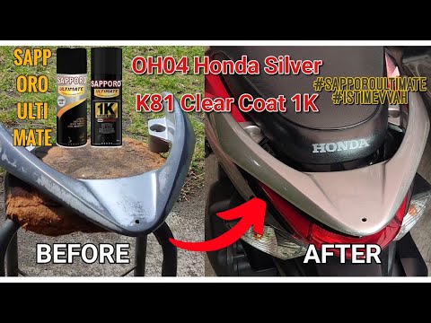 Repaint tanpa Primer! || Sapporo Ultimate OH04 Honda Silver